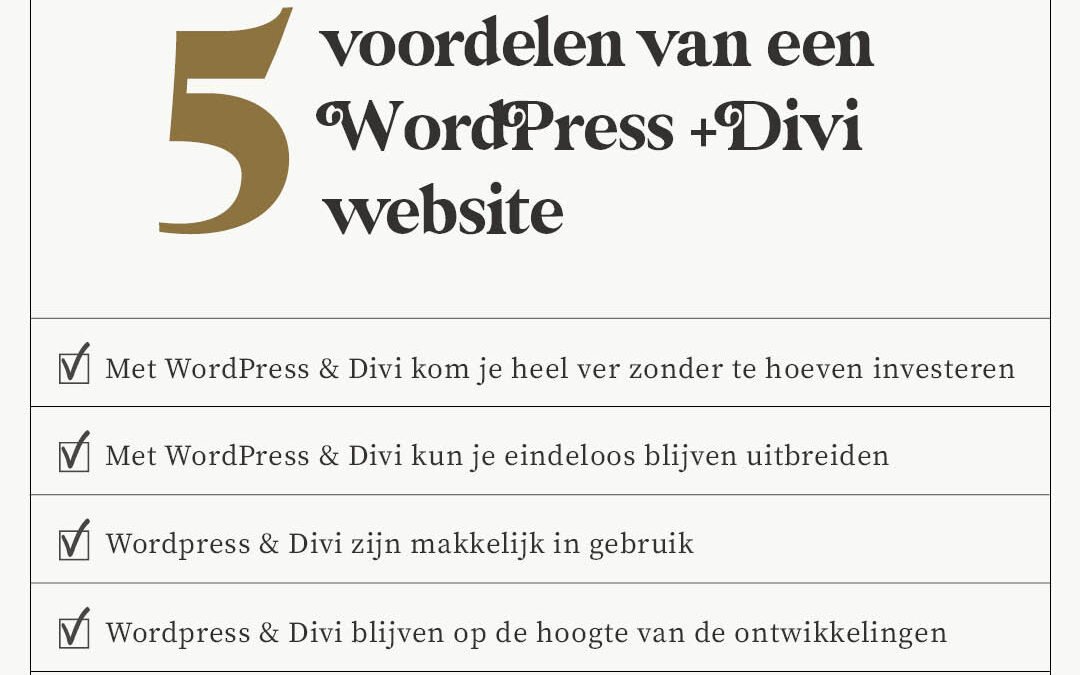 Alle voordelen van een website op een rijtje